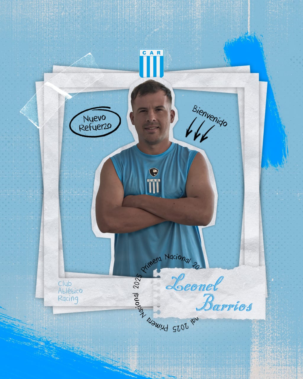 LEONEL BARRIOS A RACING